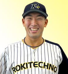 No28_福田晟央_捕手 笑顔